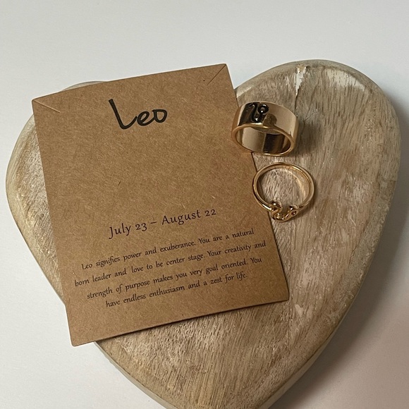 Bran New Leo ♌️ 2PCS Rings - Picture 5 of 8